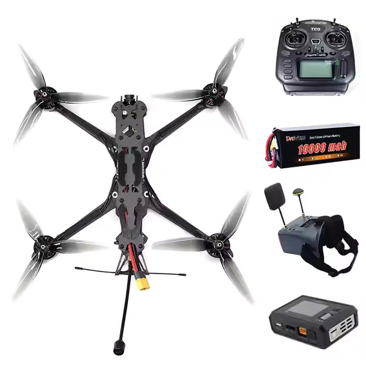 FPV drone 7 10 13 15 inch heavy payload long time flight with night vision camera thermal imaging racing FPV drone Customizable night vision thermal imaging tracking