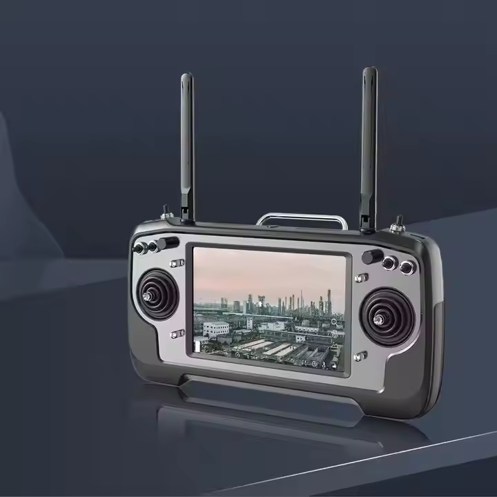 SIYI MK32 30KM HD 7 Inch Drone Remote Controller Screen Industrial Handheld Drone Battery Charging High Brightness Image