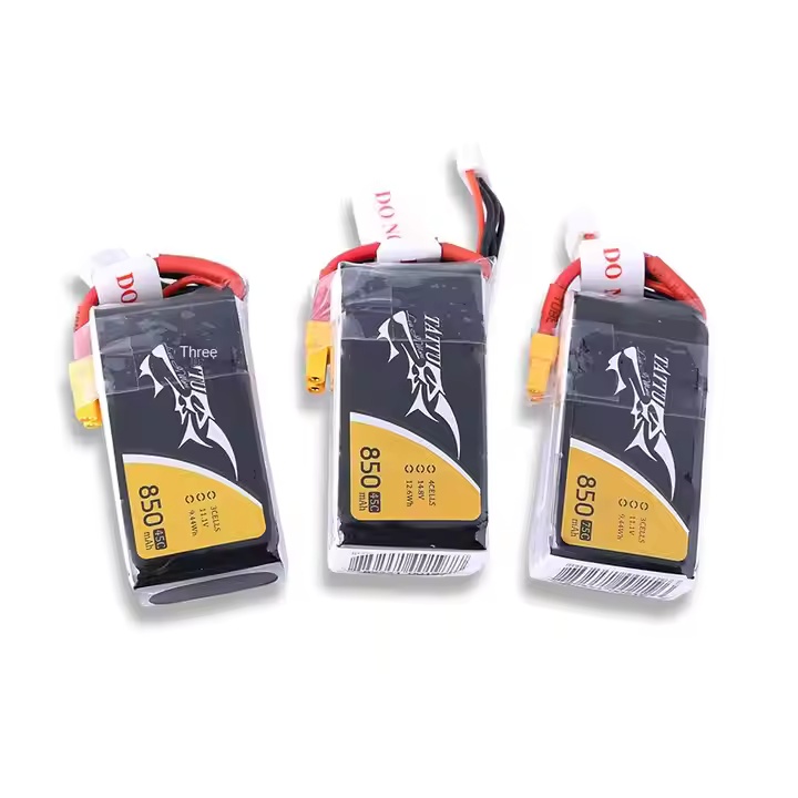 Grignard TATTU 750/850mAh 11.1v3s4s 95C FPV Crossing Model Aircraft Lithium Battery in stock