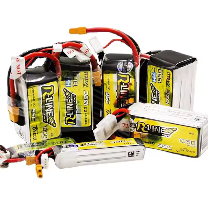 FPV Grignard 2-6S Metal Lithium Battery Gold Brick 1.0 95C Crossing Drone Machine with 500-1800 mAh Accessories
