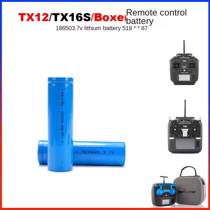 TX12/TX16S control 18650 lithium battery 7800mwh 3.7V cross machine remote control made of durable plastic