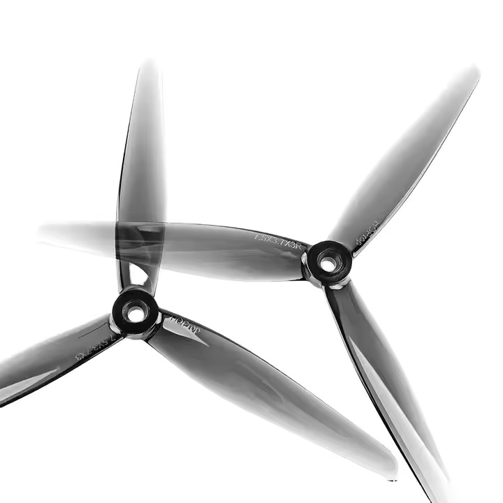 HQProp 7.5x3.7x3 - Polycarbonate 2 Pairs (2CW + 2CCW) 3 Blades Propeller RC FPV Racing Freestyle Remote Control Drone DIY Accessories
