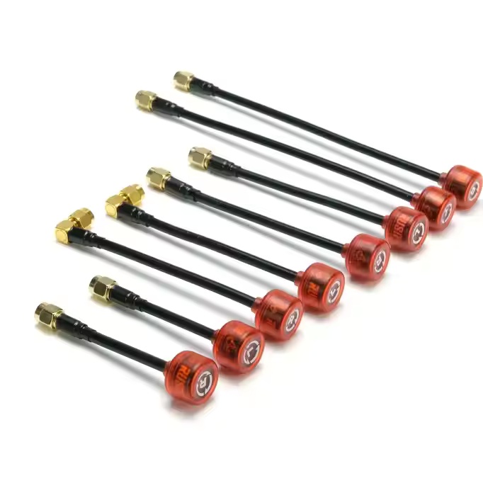 RUSHFPV Cherry SMA 5.8G Antenna LHCP/RHCP VTX Video Transmitter Receiver Simulation FPV HD Remote Control Freestyle Racing Drone Toothpick