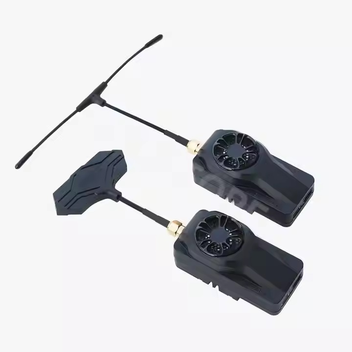 EMAX Aeris Link Micro ExpressLRS/TX 1W 2.4GHz/2W 915MHz RF Transmitter Module Receiver with Cooling Fan OLED for RC Aircraft FPV Drone