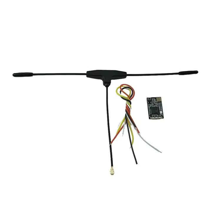 PFLY ELRS 750MHz 500MHz Receiver T-Antenna with ESP8285 50mw Telemetry Power for Boys RC Drone Made of Plastic