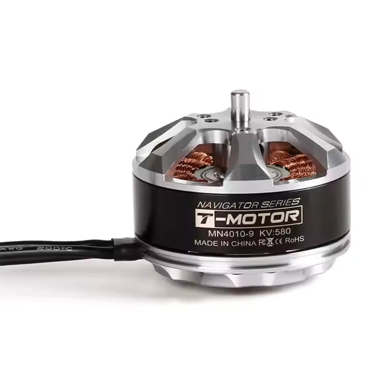 T type motor MN4010 Kv370 Kv475 Kv580 long flight time high power China rc 5kg payload rc drone motor