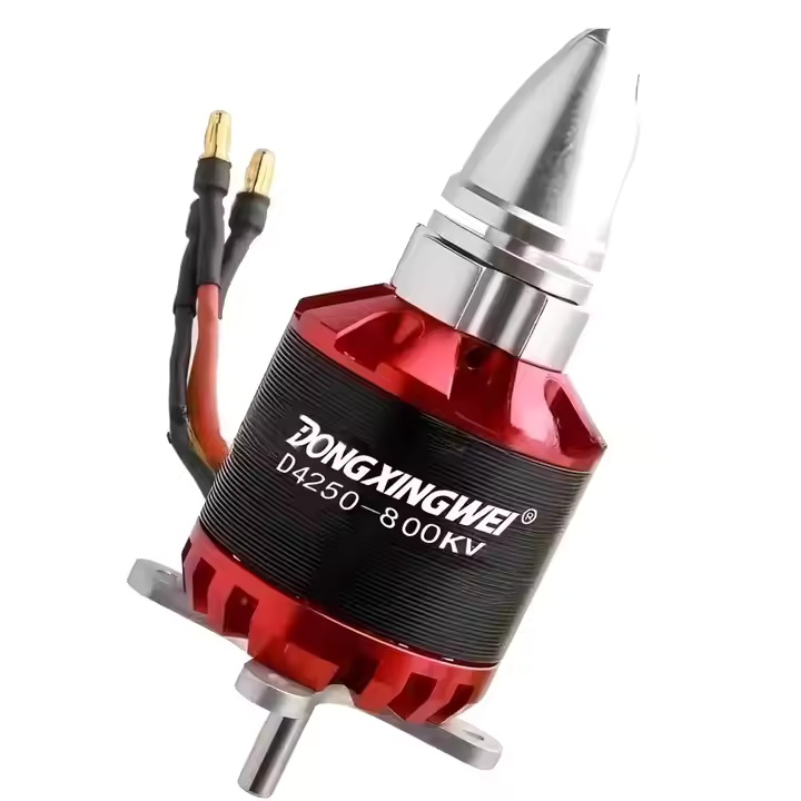D4250 800KV Fixed Wing Aircraft Model Drone Brushless Motor for 3D Simulation Drone RC FPV Long Range Quadcopter Drone Model DIY