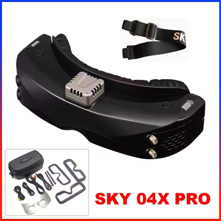 SKYZONE SKY04X PRO 04X V2 Video Glasses Head Tracking, 1920X1080 OLED Resolution Made of Durable Plastic