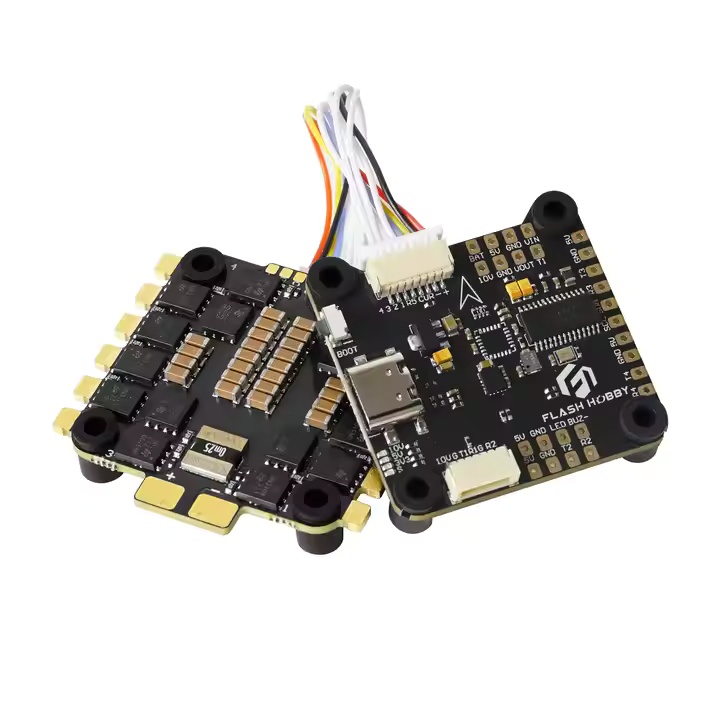 Flashhobby F722 Stack 3-6S F722 Flight Controller & F60A 4 in 1 ESC Stack FPV Racing Drone 10 Inch Drone