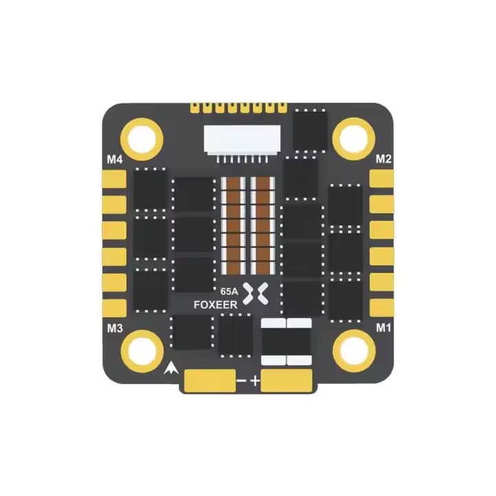 Foxeer Reaper F4 128K 65A BLHELI32 4in1 Brushless ESC 3-8S DSHOT1200 for Flight Controller Stack RC FPV Racing Drone DIY
