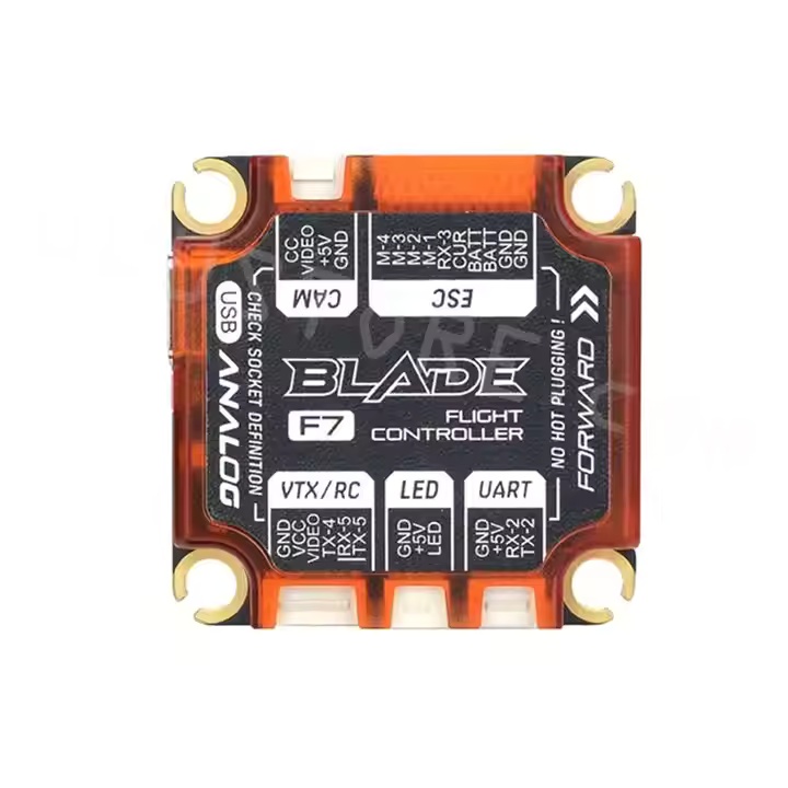 RUSH BLADE F722 V2模拟飞行控制器ICM42688P 16MB黑盒3-6S 30X30mm毫米，适用于FPV无人机配件