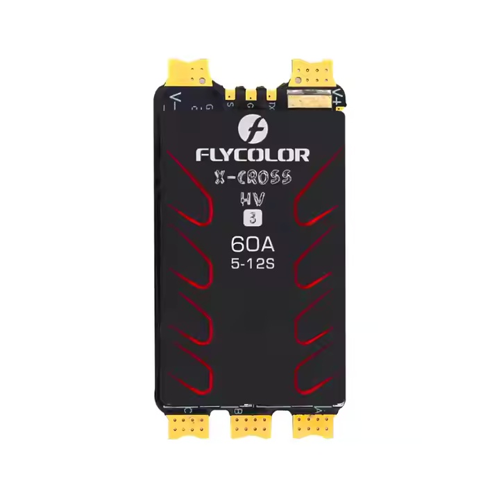 Flying Color Cross HV3 60A 80A120A160A ESC 5-12S BLHeli-32 Dshot Proshot 64MHz 32-bit Speed ​​Controller for RC FPV Racing Drone
