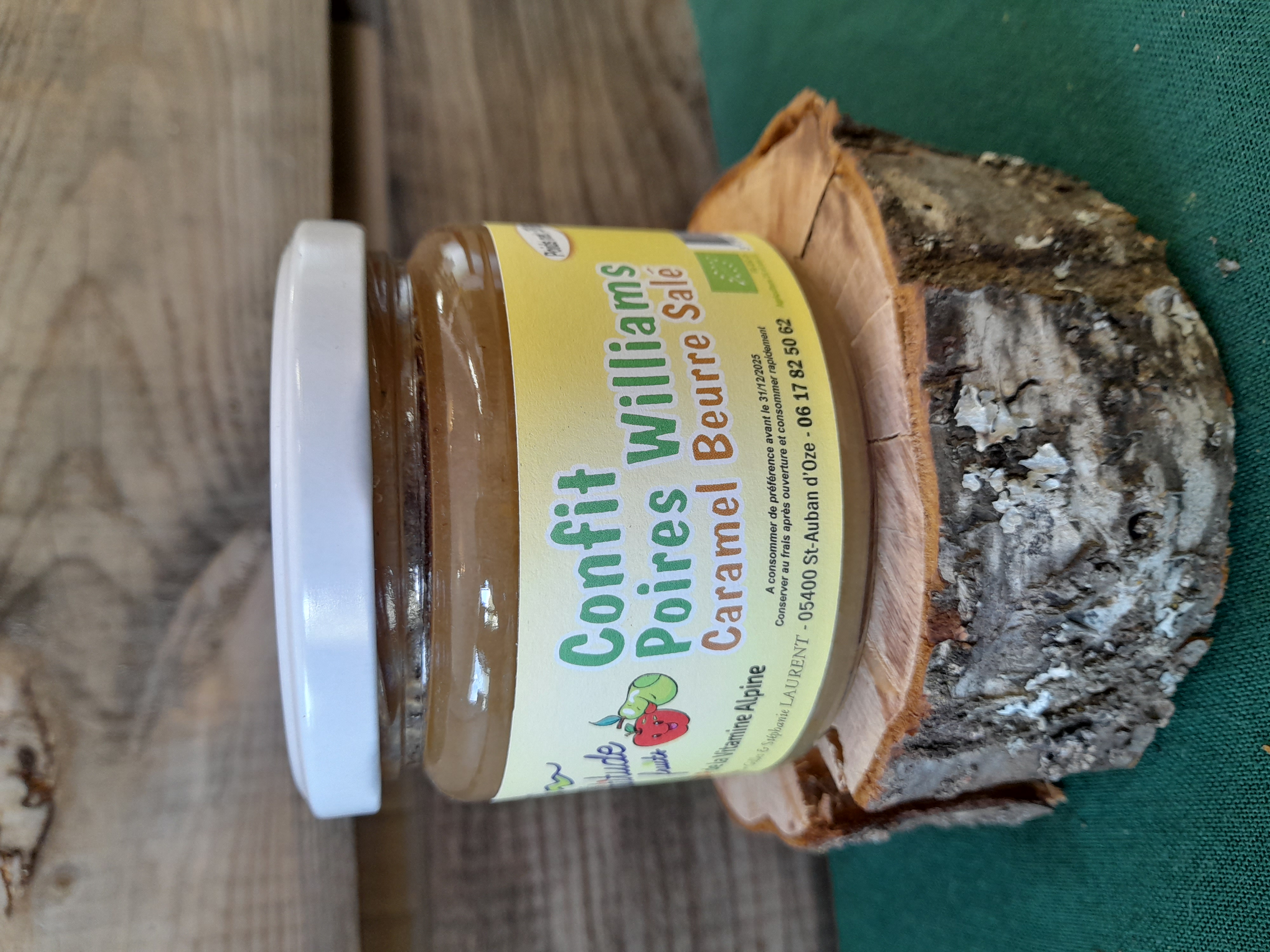 Confiture poires Williams caramel beurre salé