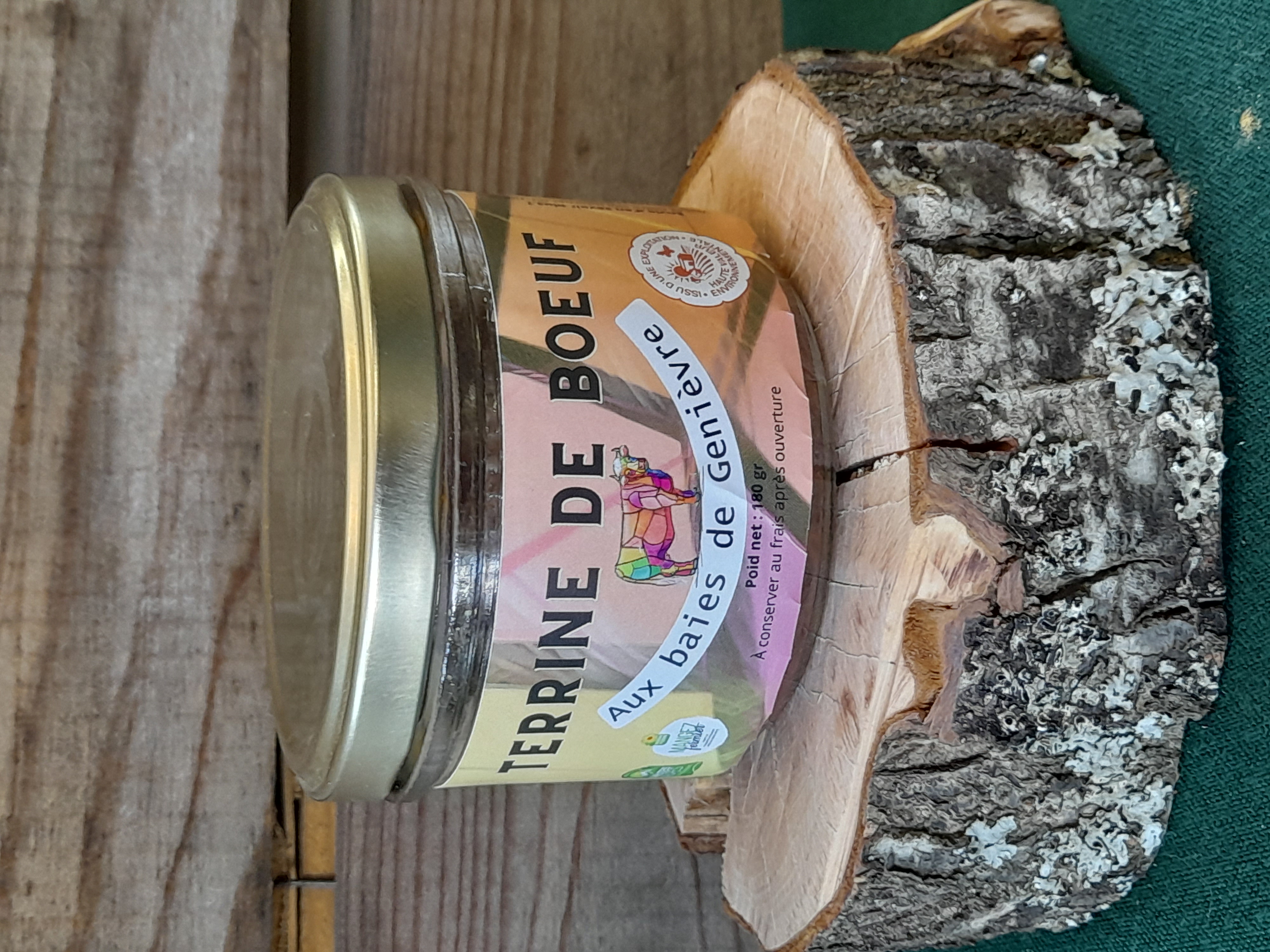 Terrine de boeuf aux baies de genièvre