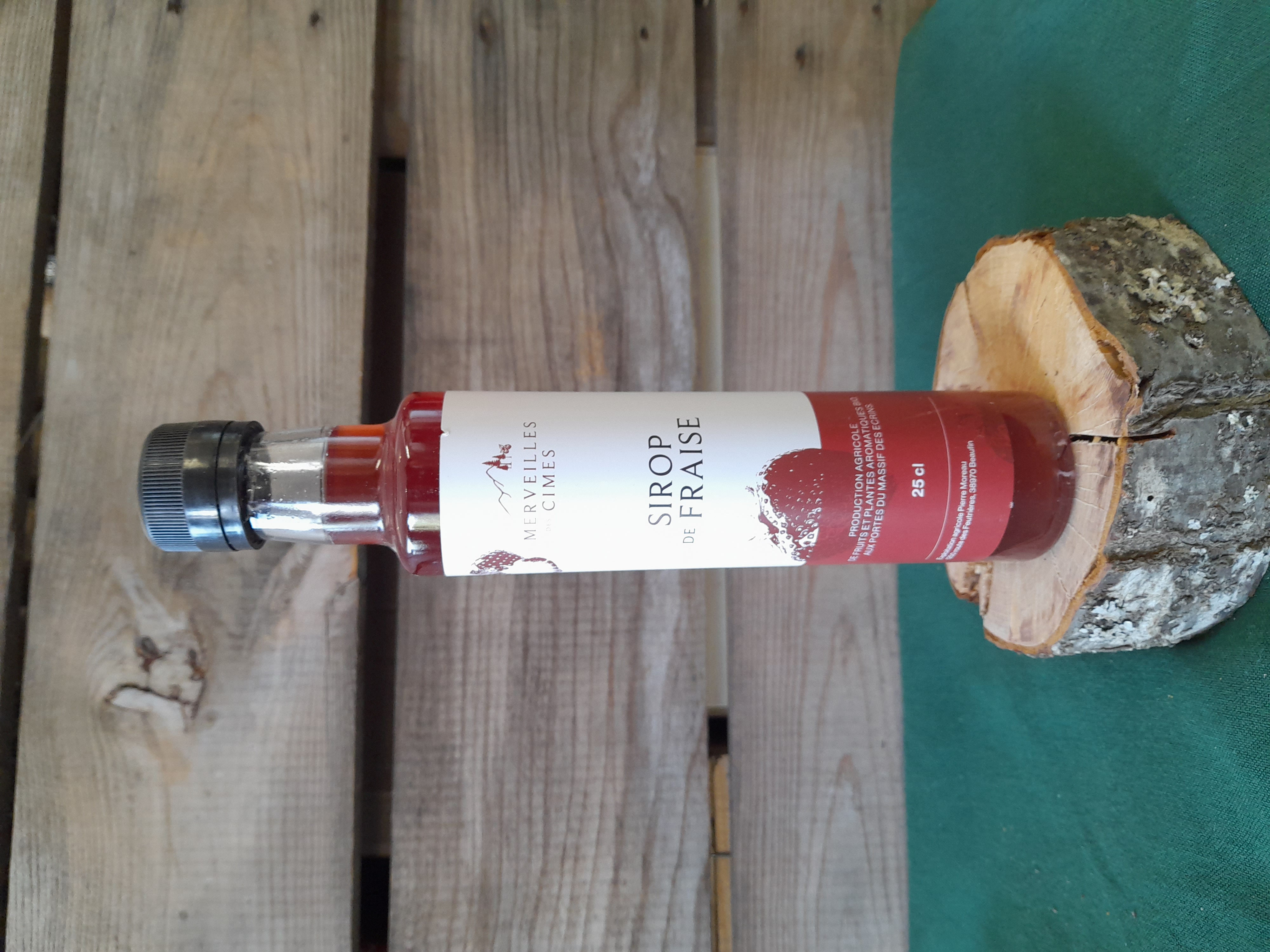 Sirop de fraises Merveille des Cimes