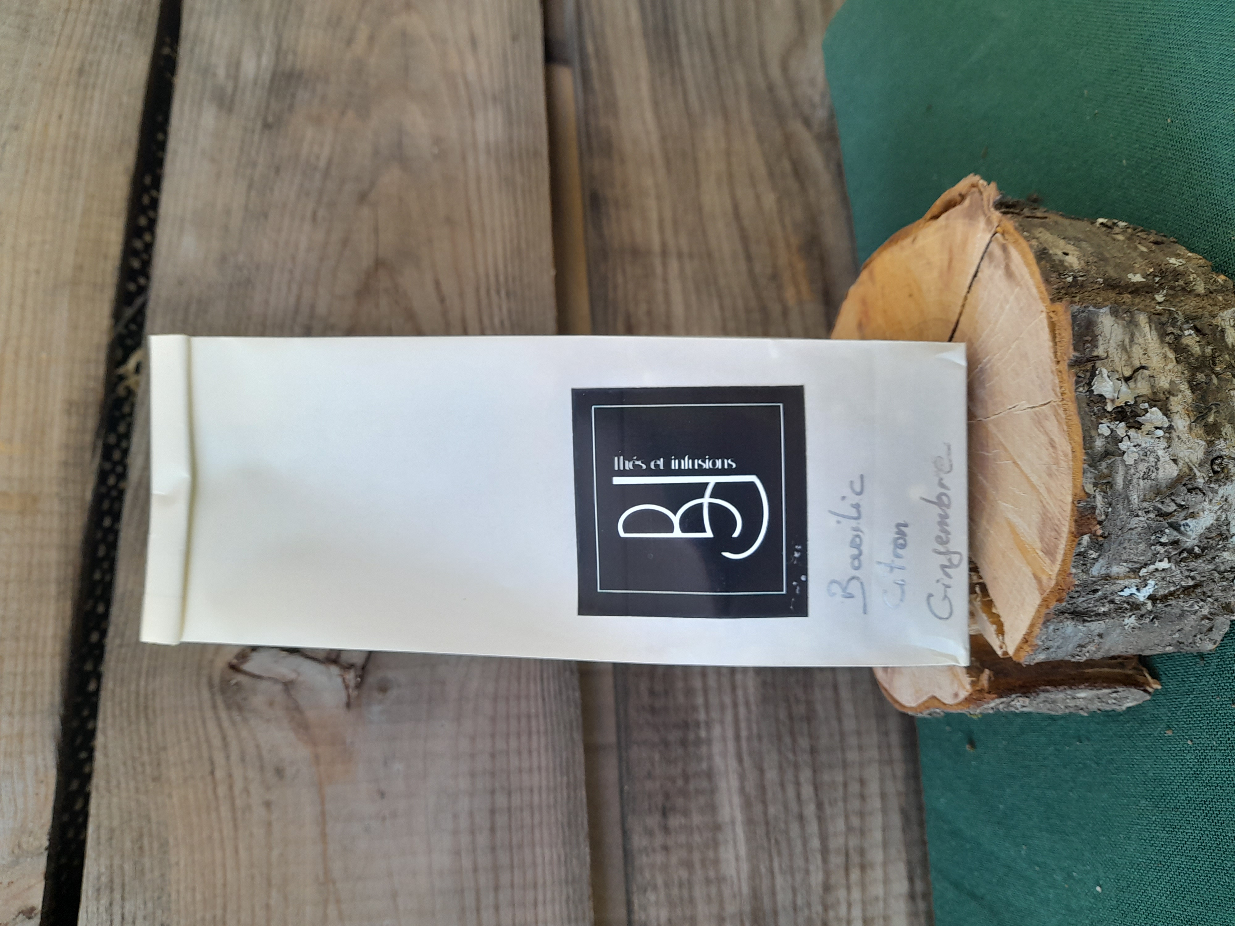 Thé citron, basilic, gingembre