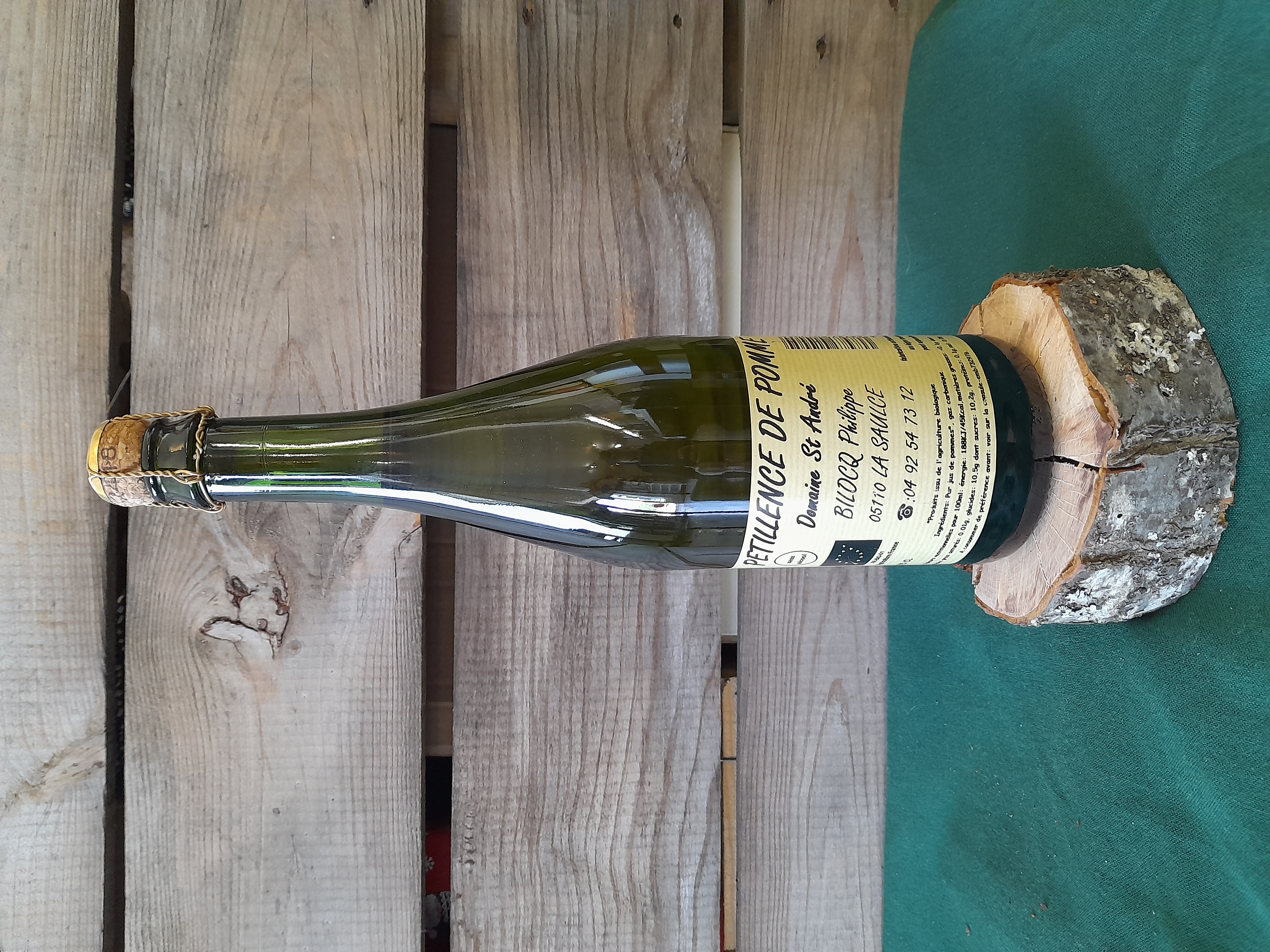 Pétillant de pommes sans alcool Domaine Saint-André