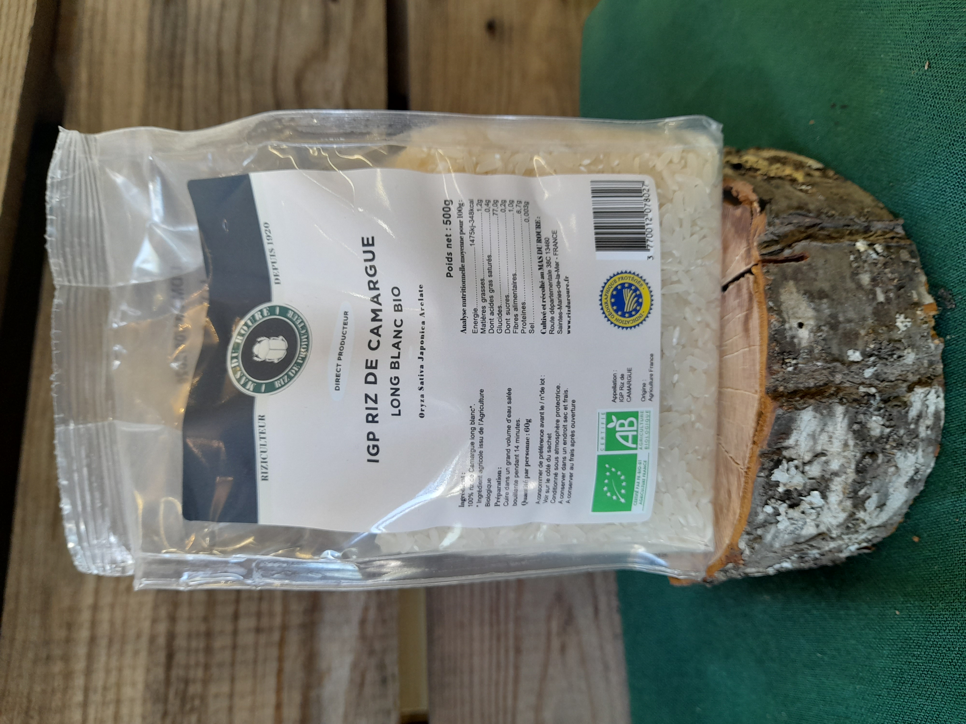 Riz blanc de Camargue bio