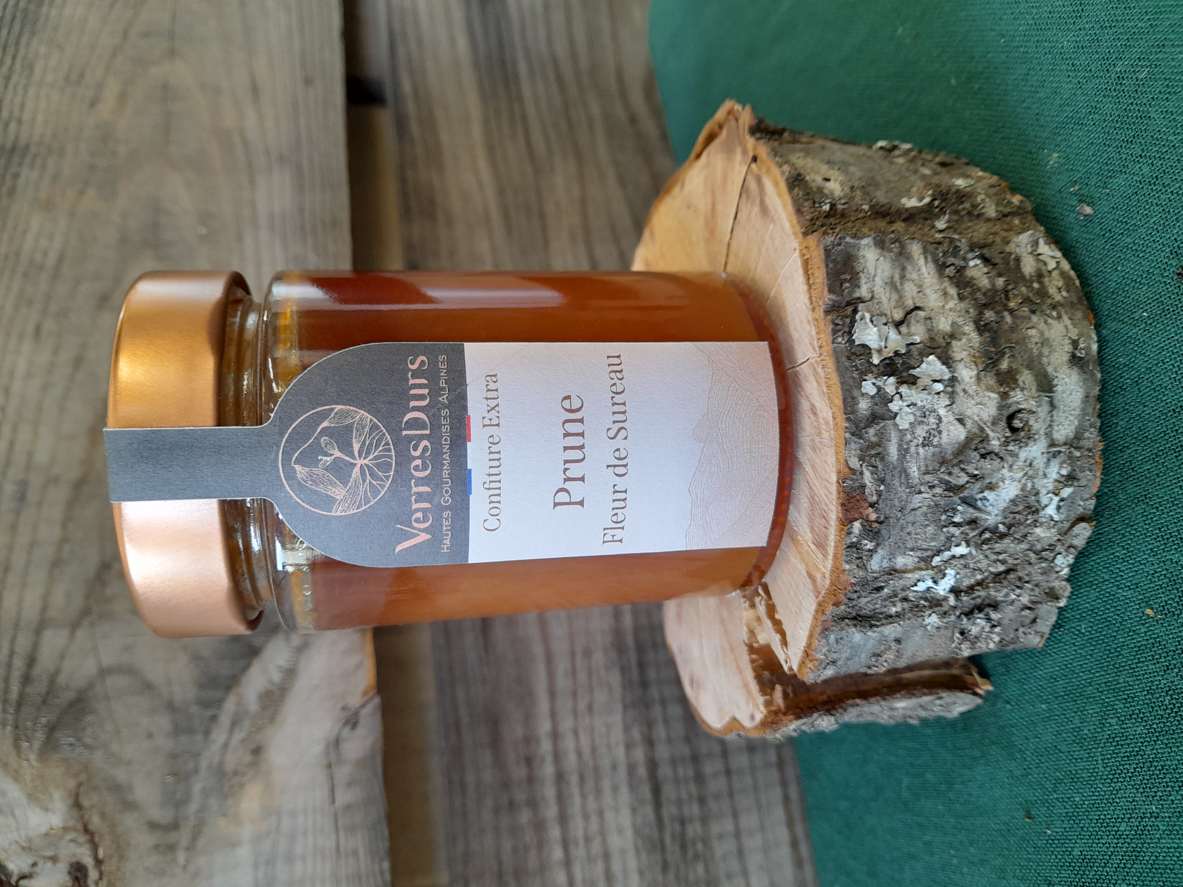 Confiture prune-fleurs de sureau