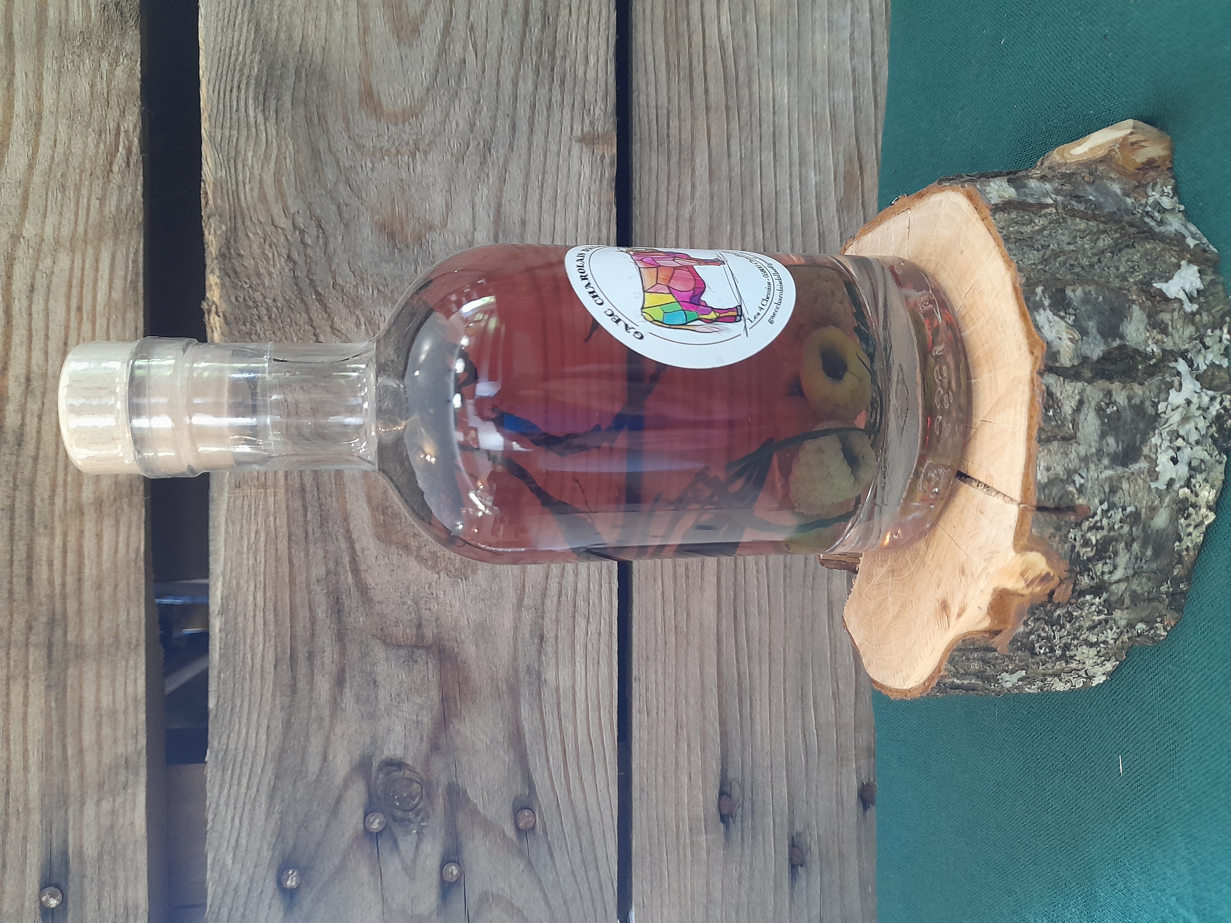 Rhum au chanvre framboise