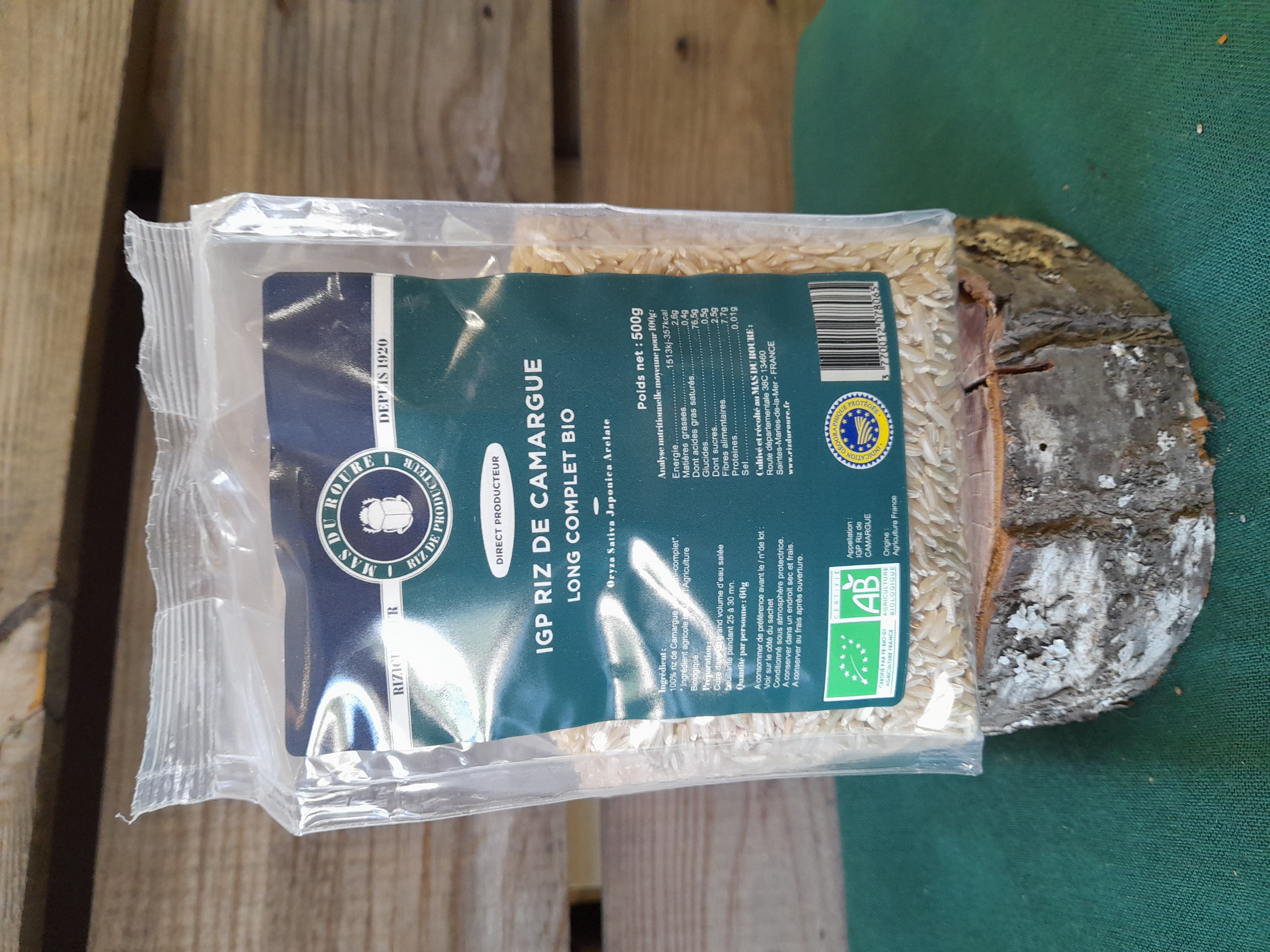 Riz complet de Camargue bio