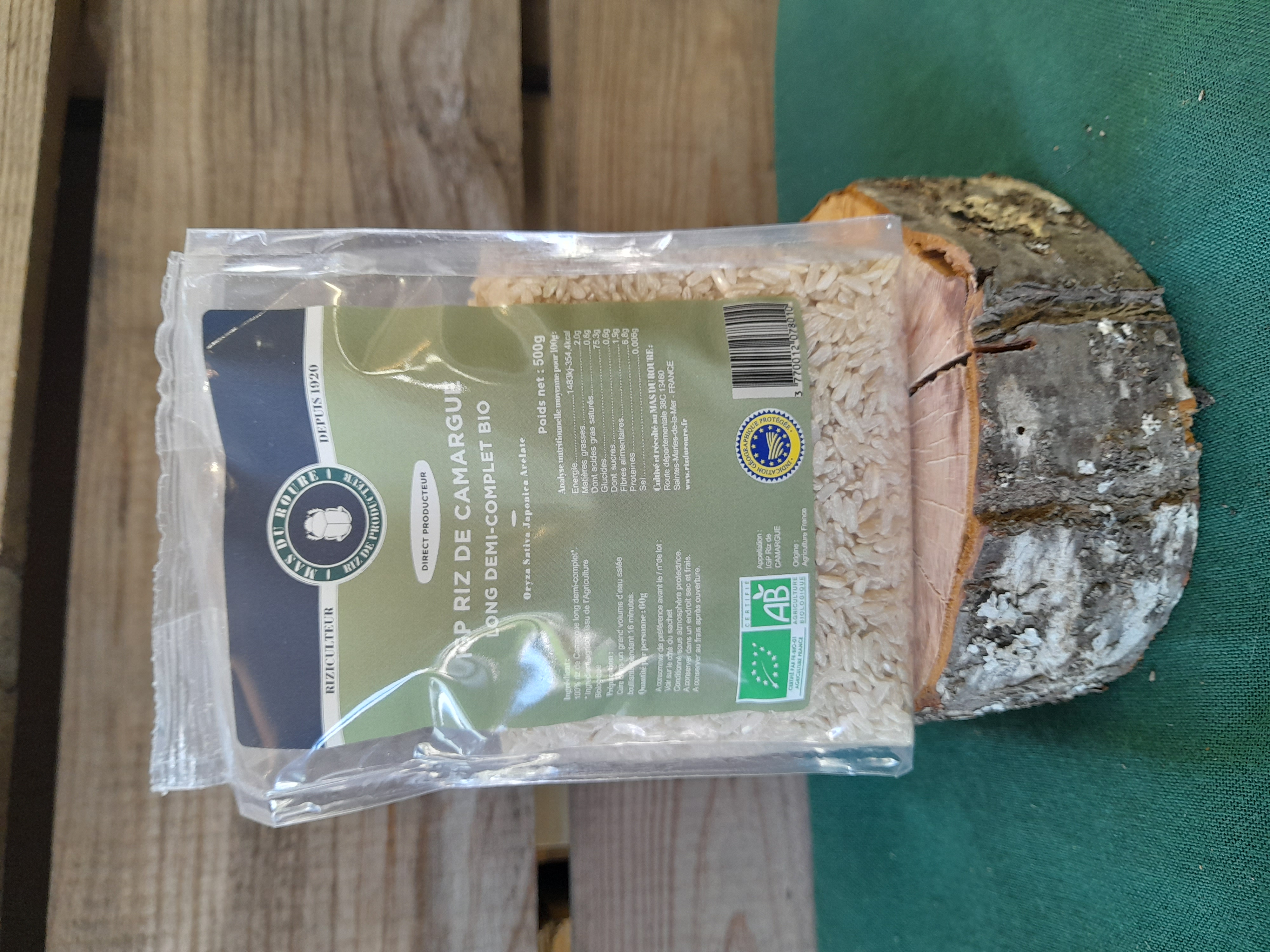 Riz de Camargue demi complet bio