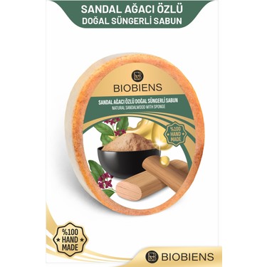 Sandal Ağacı Özlü Doğal Süngerli Sabun