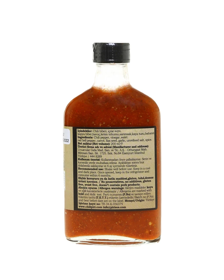 Chili Piri Füme Acı Sos