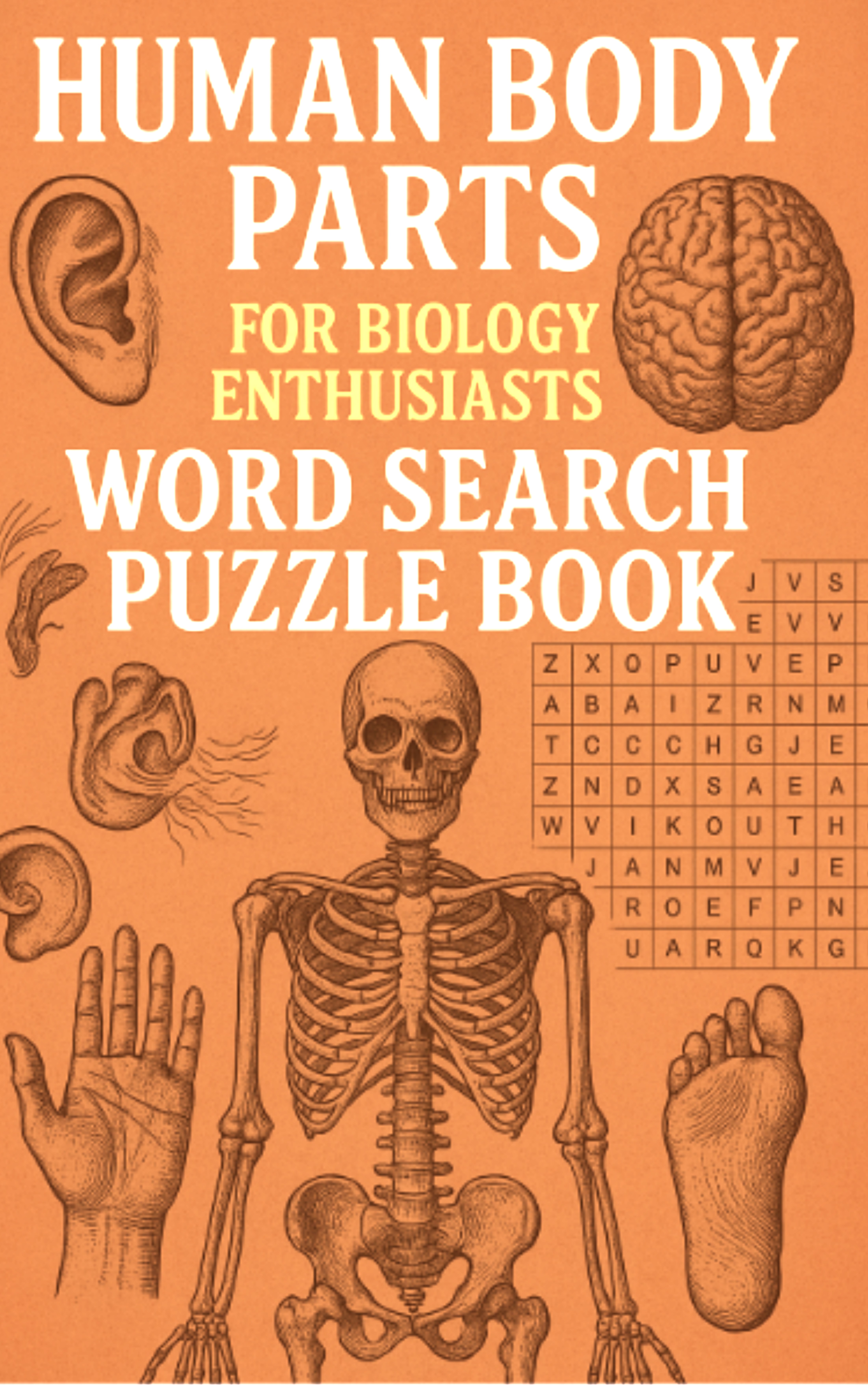 Human Body Parts: Word Search Puzzle Book