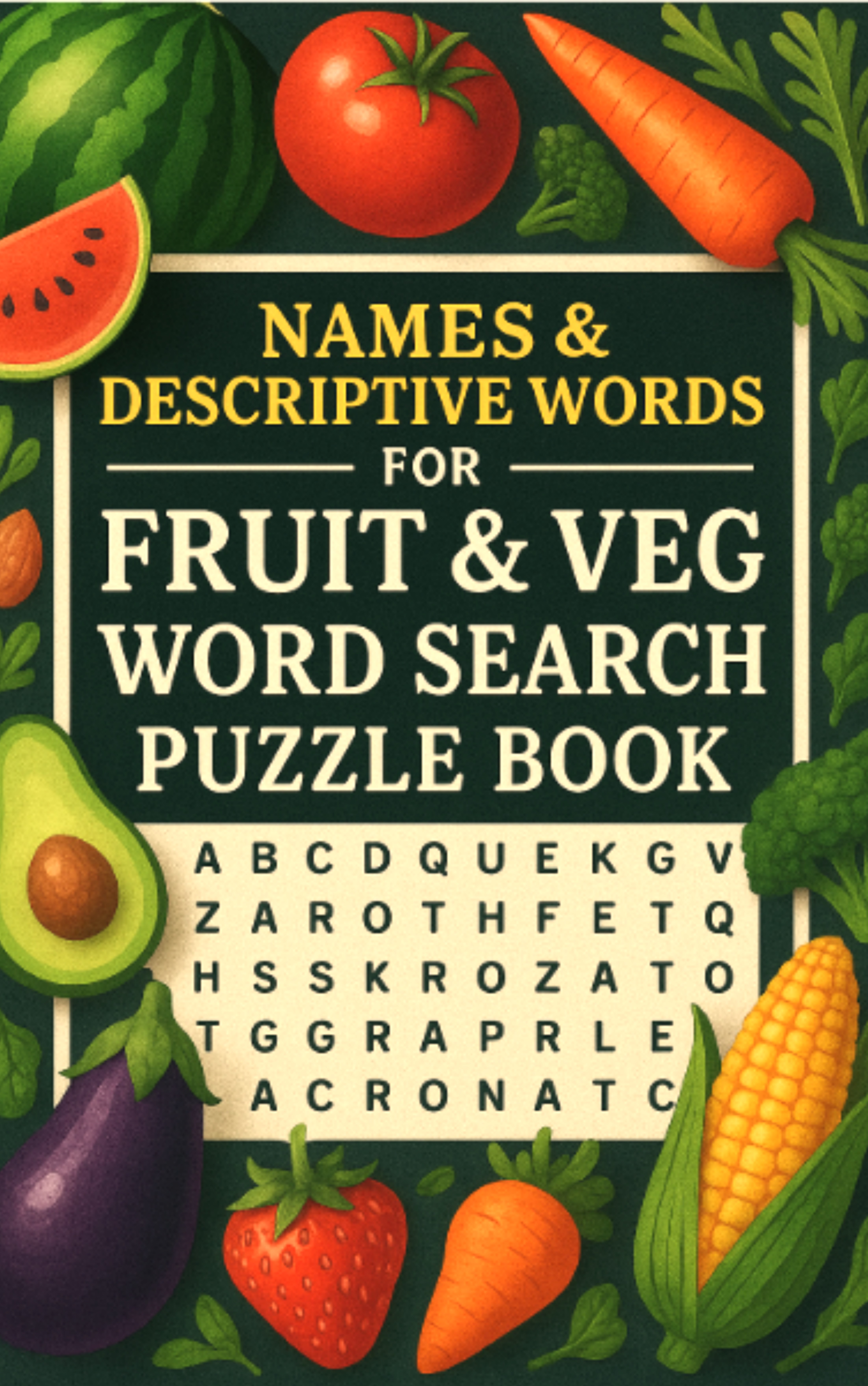 Fruit & Veg Word Search Puzzle Book