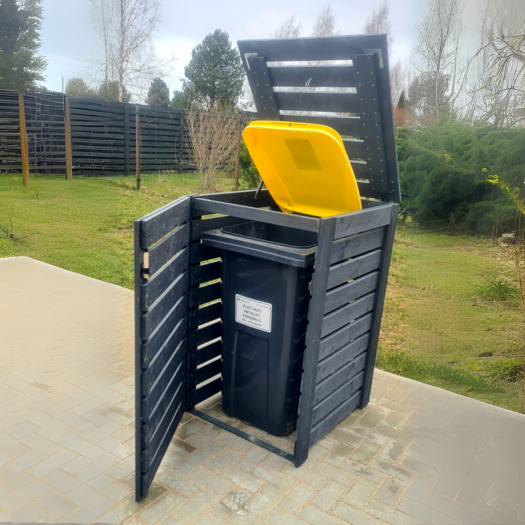 Konteinerių stoginė-dėžė (vienvietis)