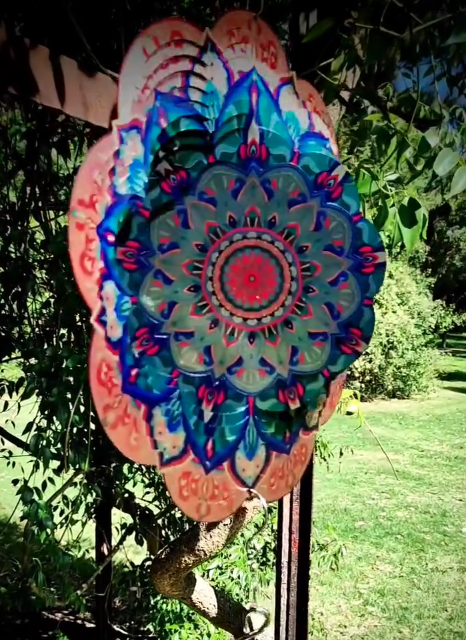 Mandala decorativa colgante