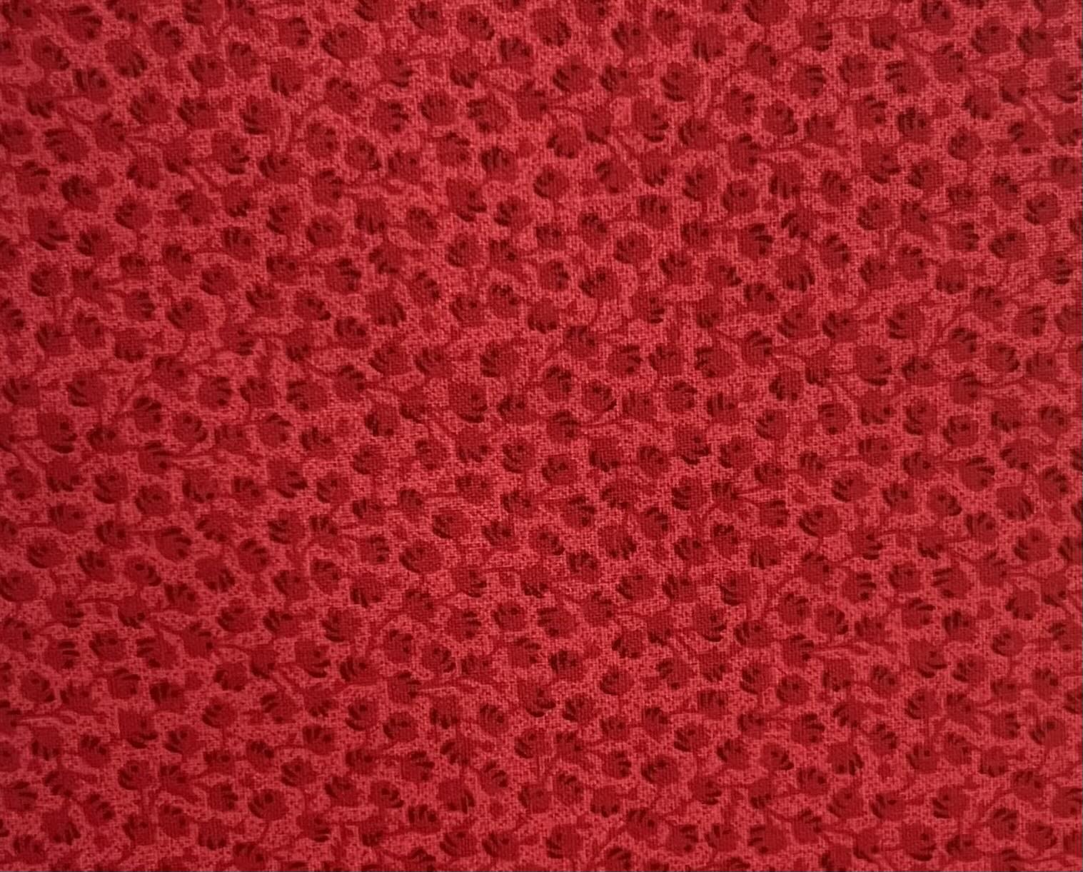 "Vines" Red Vines Cotton Fabric