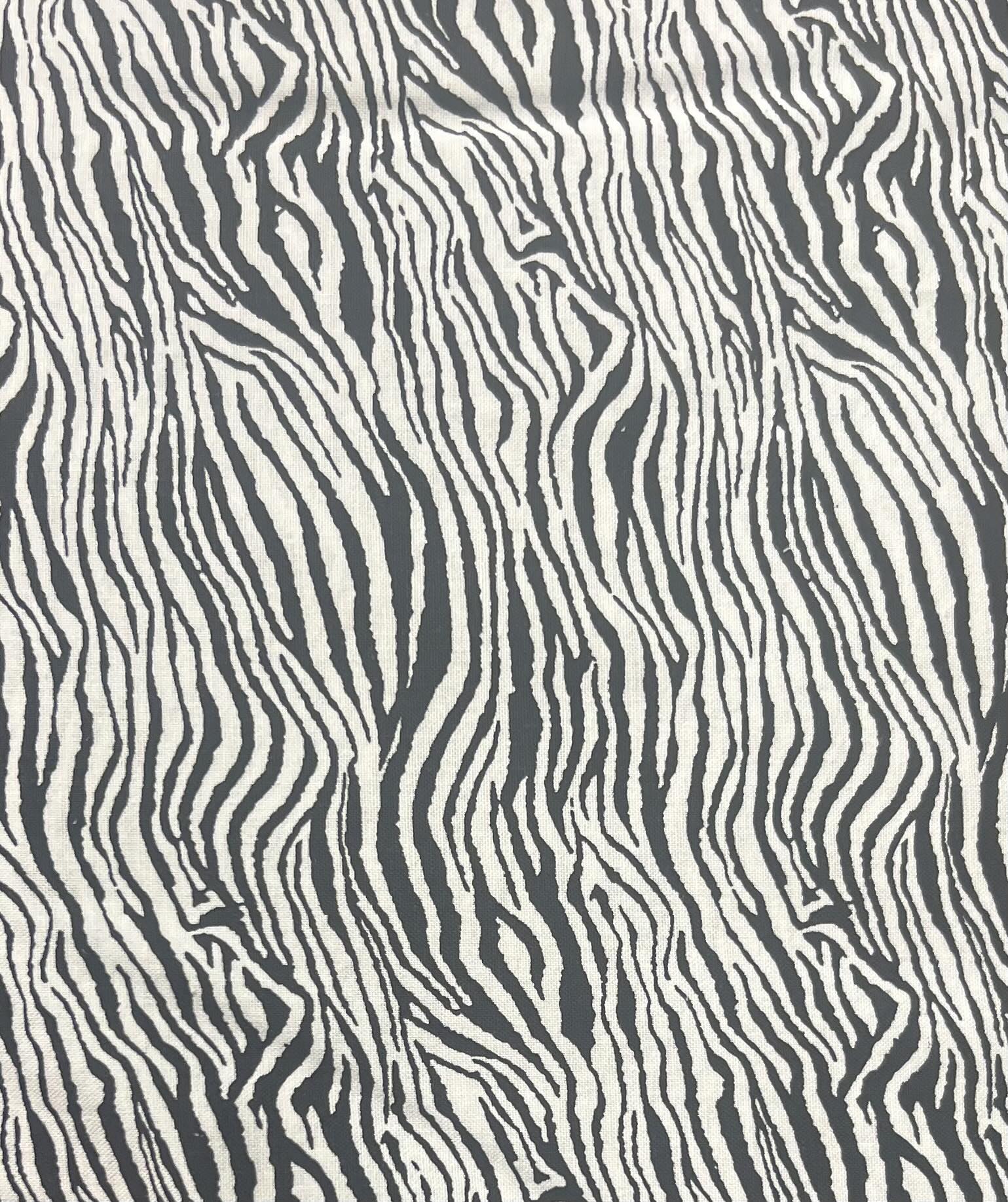 Zebra Pattern Cotton Fabric
