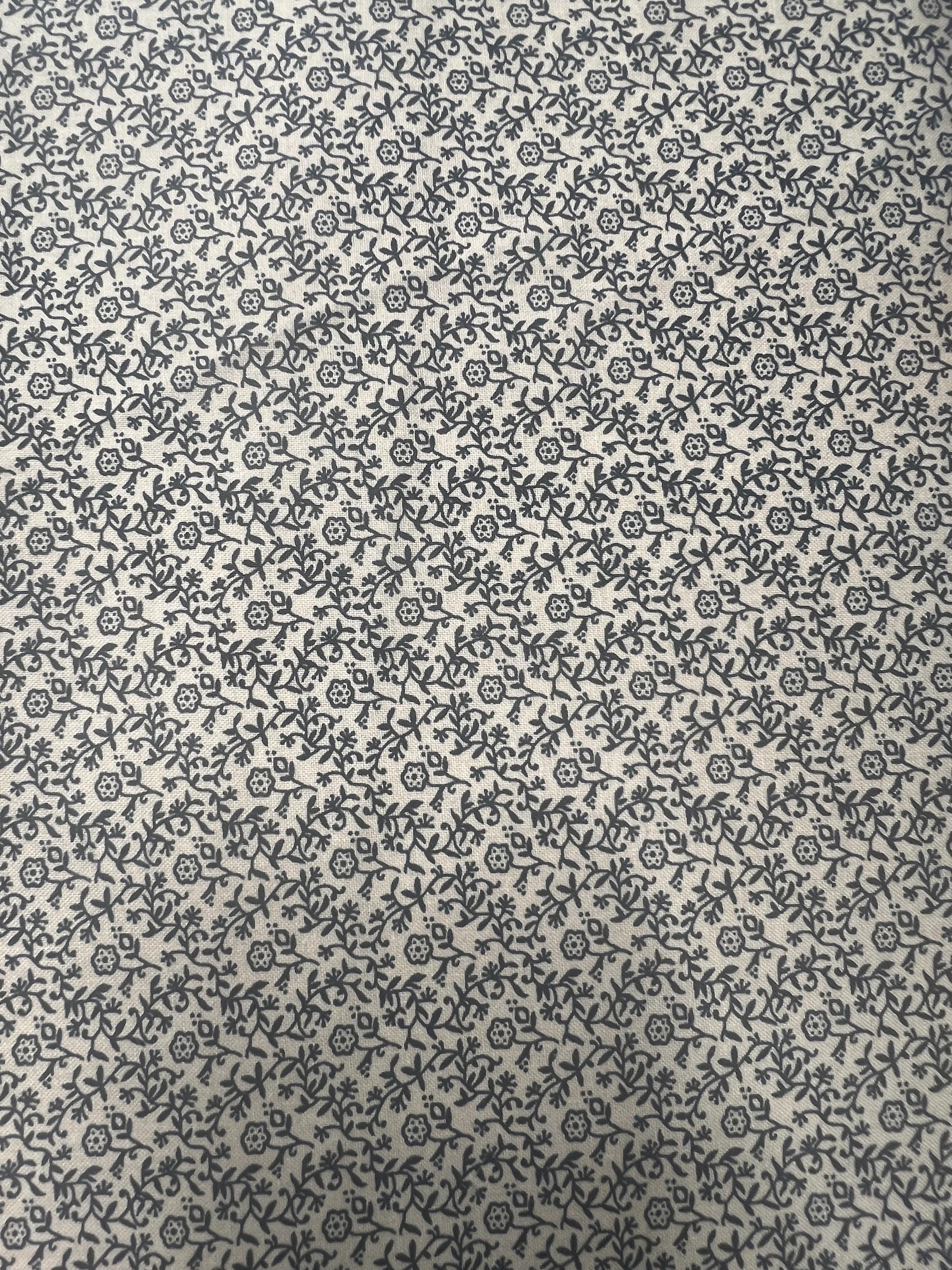 Vintage 1800s Cotton Fabric 