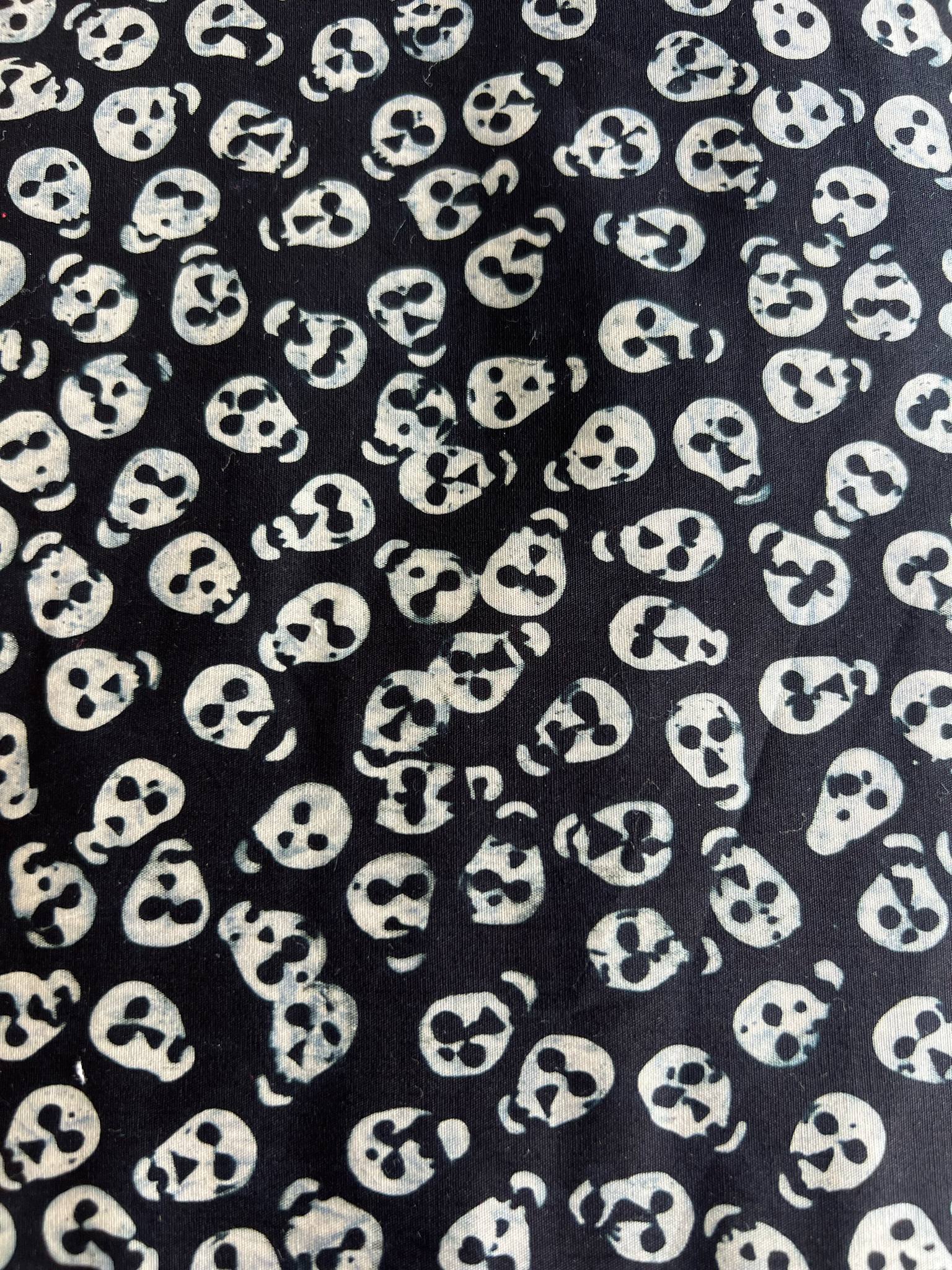 "Skulls" Cotton Fabric 
