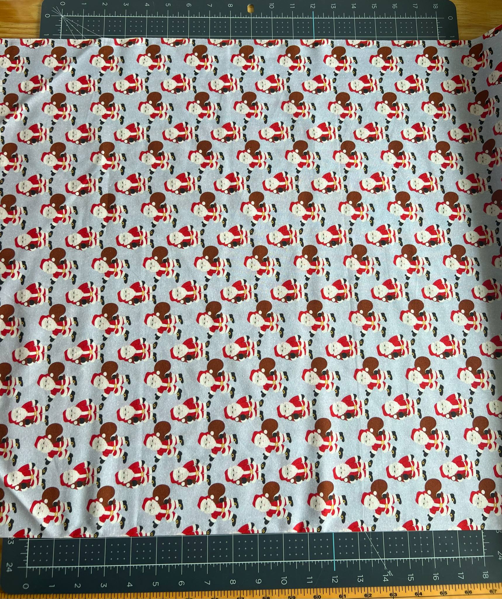"Santa" Cotton Fabric 