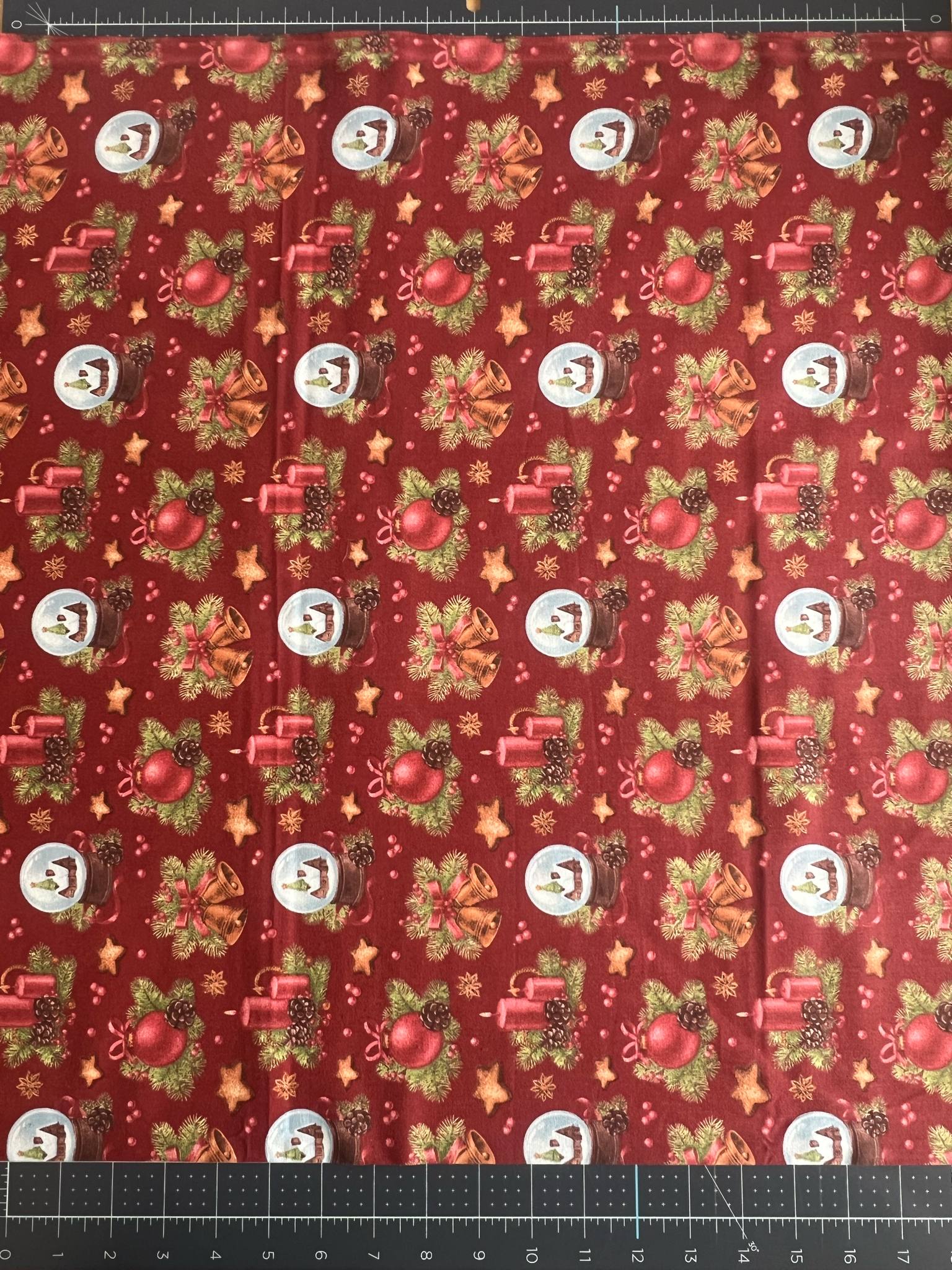 "Snow Globes" Cotton Fabric 