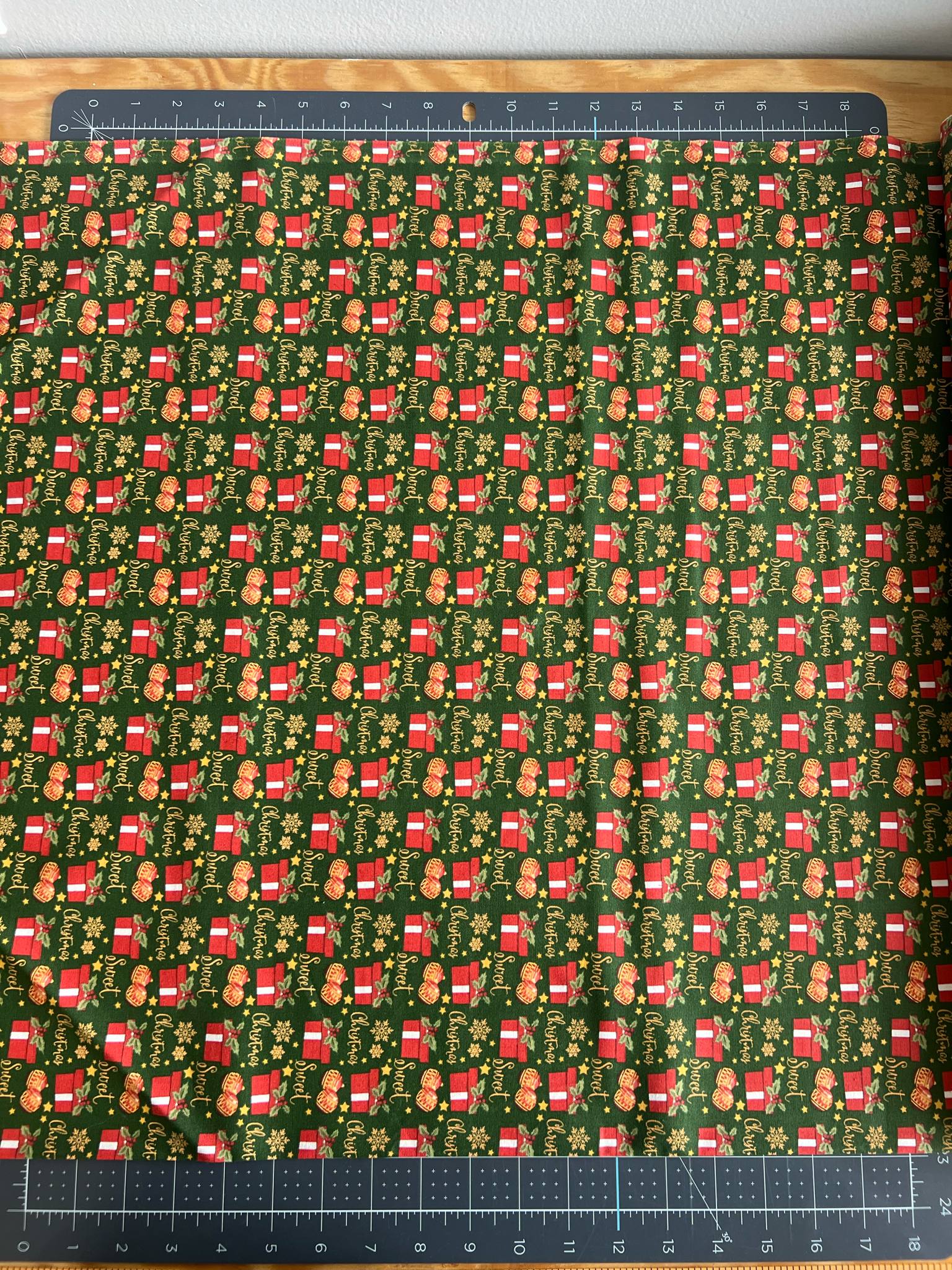"Gifts and Ornaments" Cotton Fabric