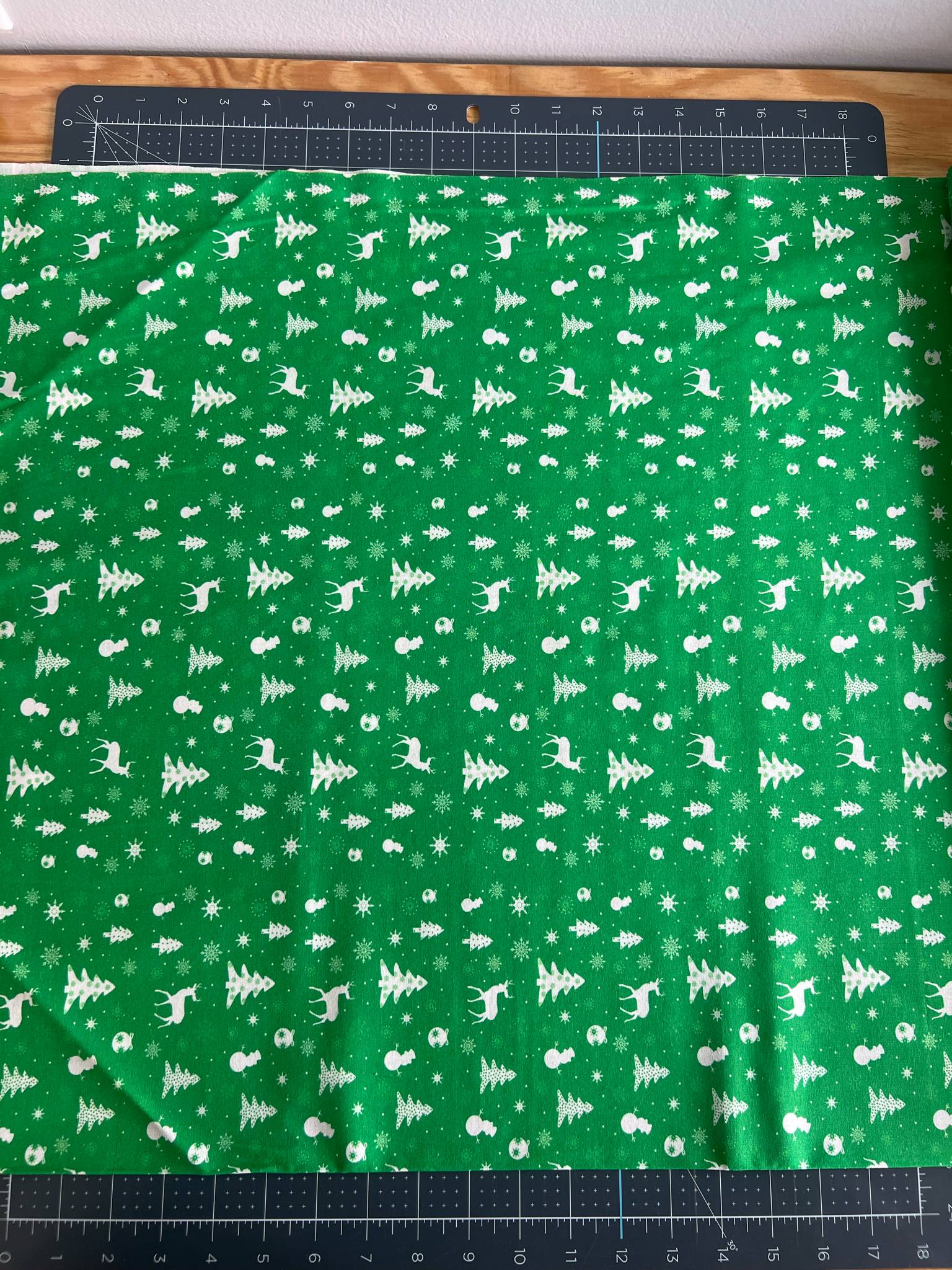 "Christmas Tree" Cotton Fabric 