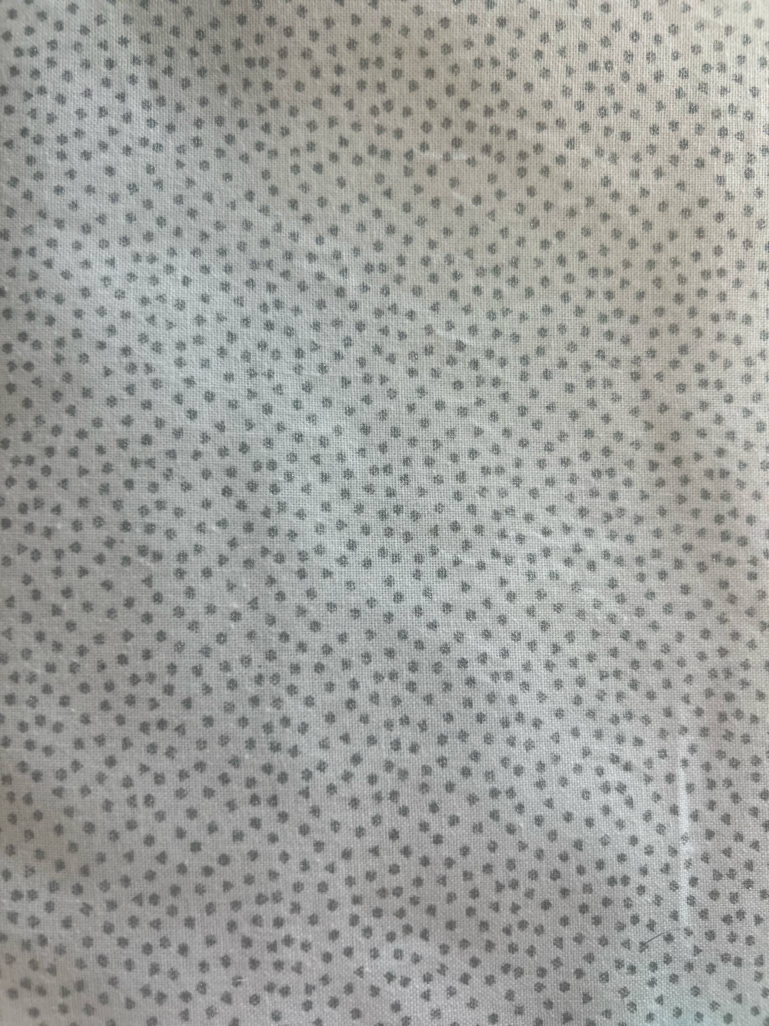 "Small Grey Dot" Cotton Fabric 