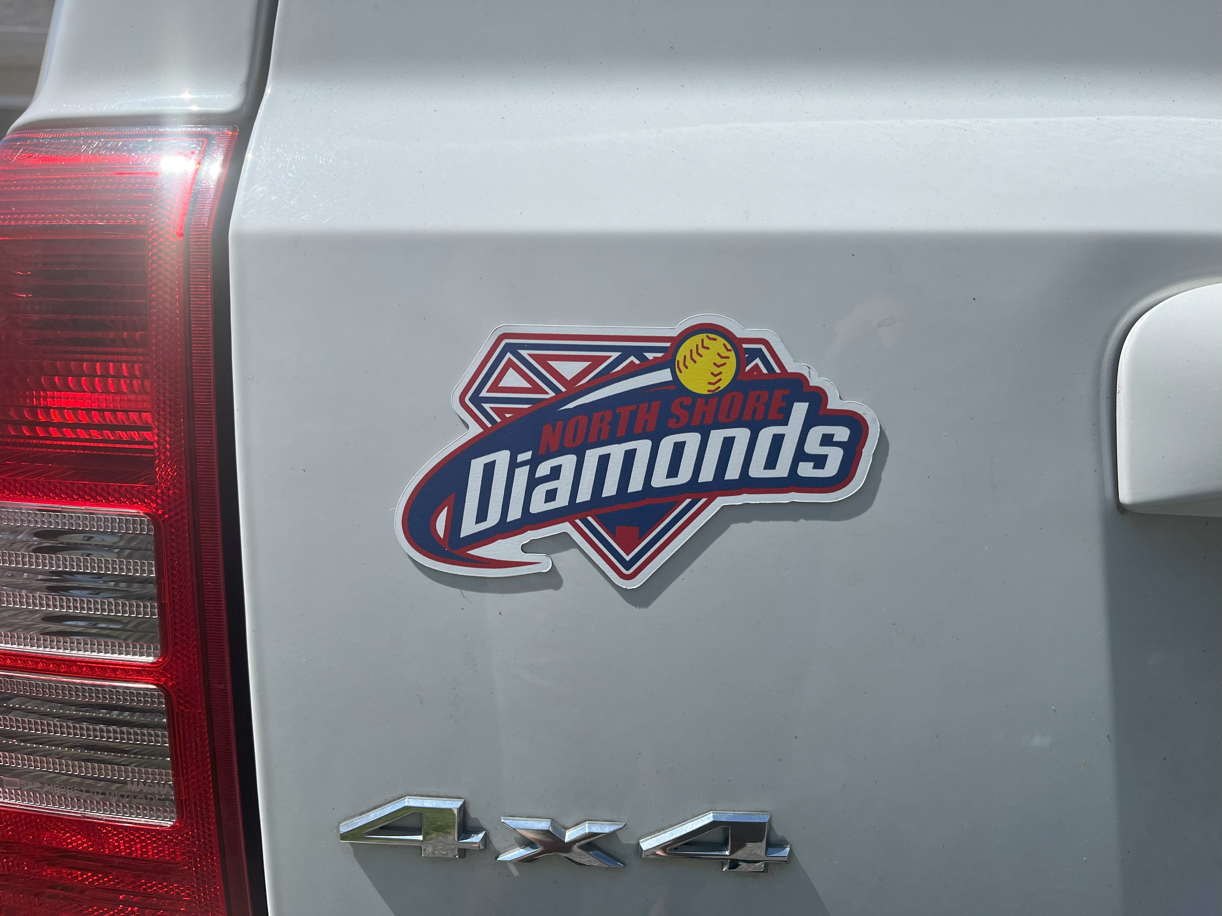 North Shore Diamonds Car Decal