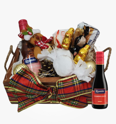 ARCÓN NAVIDEÑO CON VINO LAMBRUSCO Y MOÑO