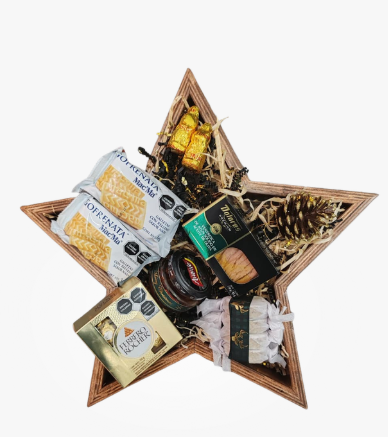 ARCÓN NAVIDEÑO GOURMET EN FORMA DE ESTRELLA