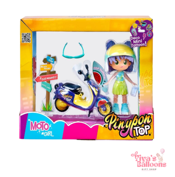 Moto Pinypon Top Girl