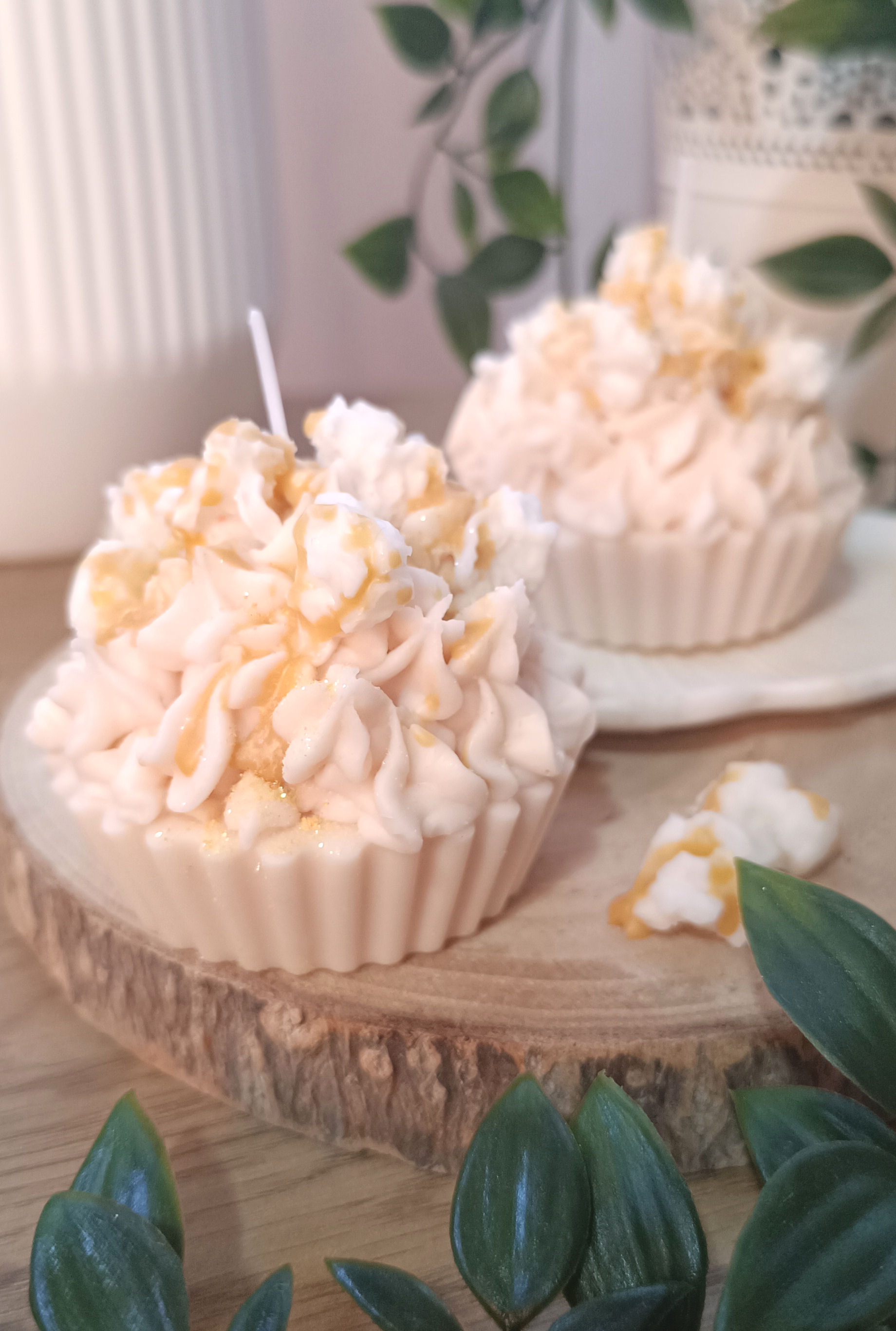 Vela de Postre Decorativa Palomitas Dulces