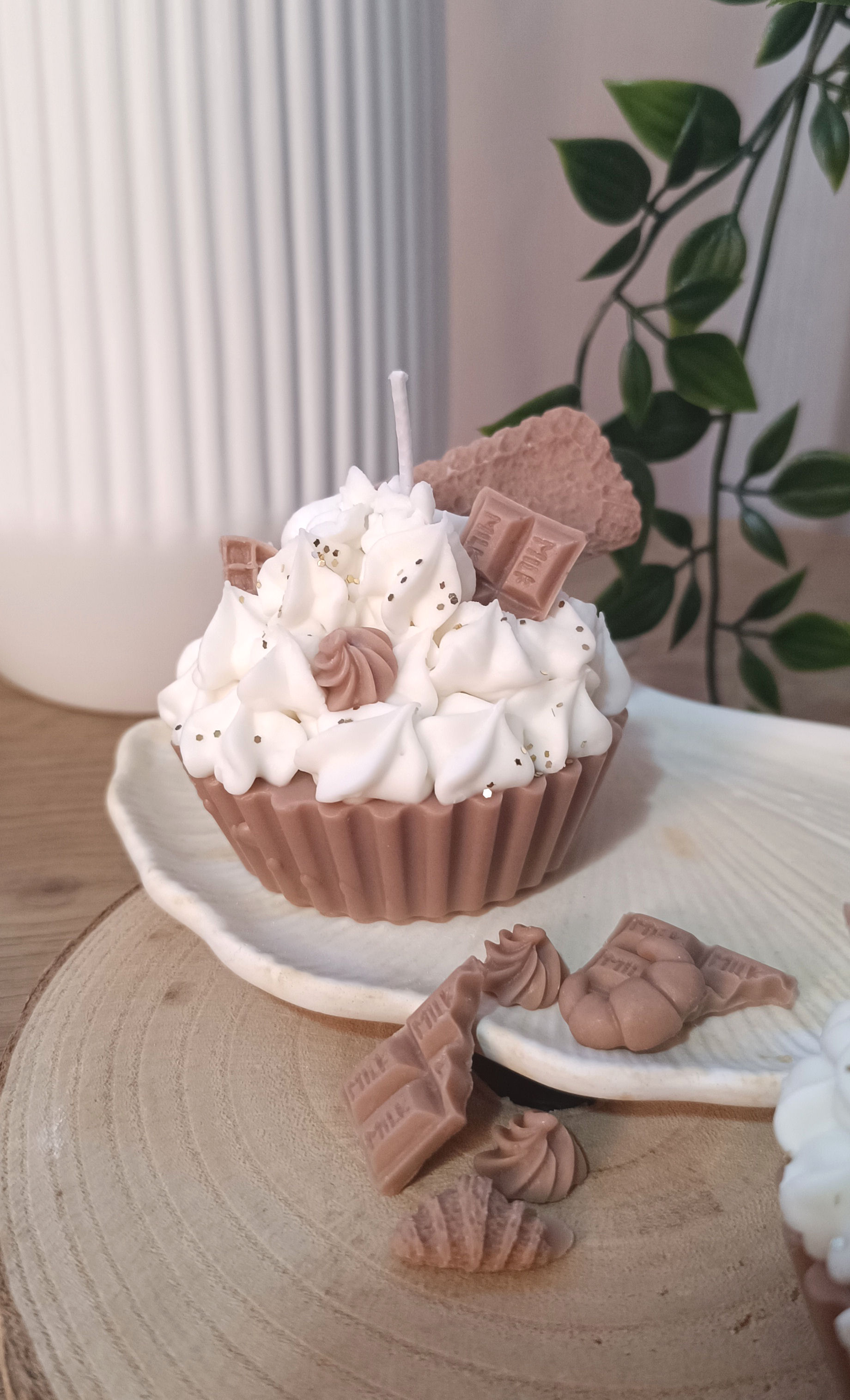 Vela de Postre Decorativa Caramel Toffee & Vainilla