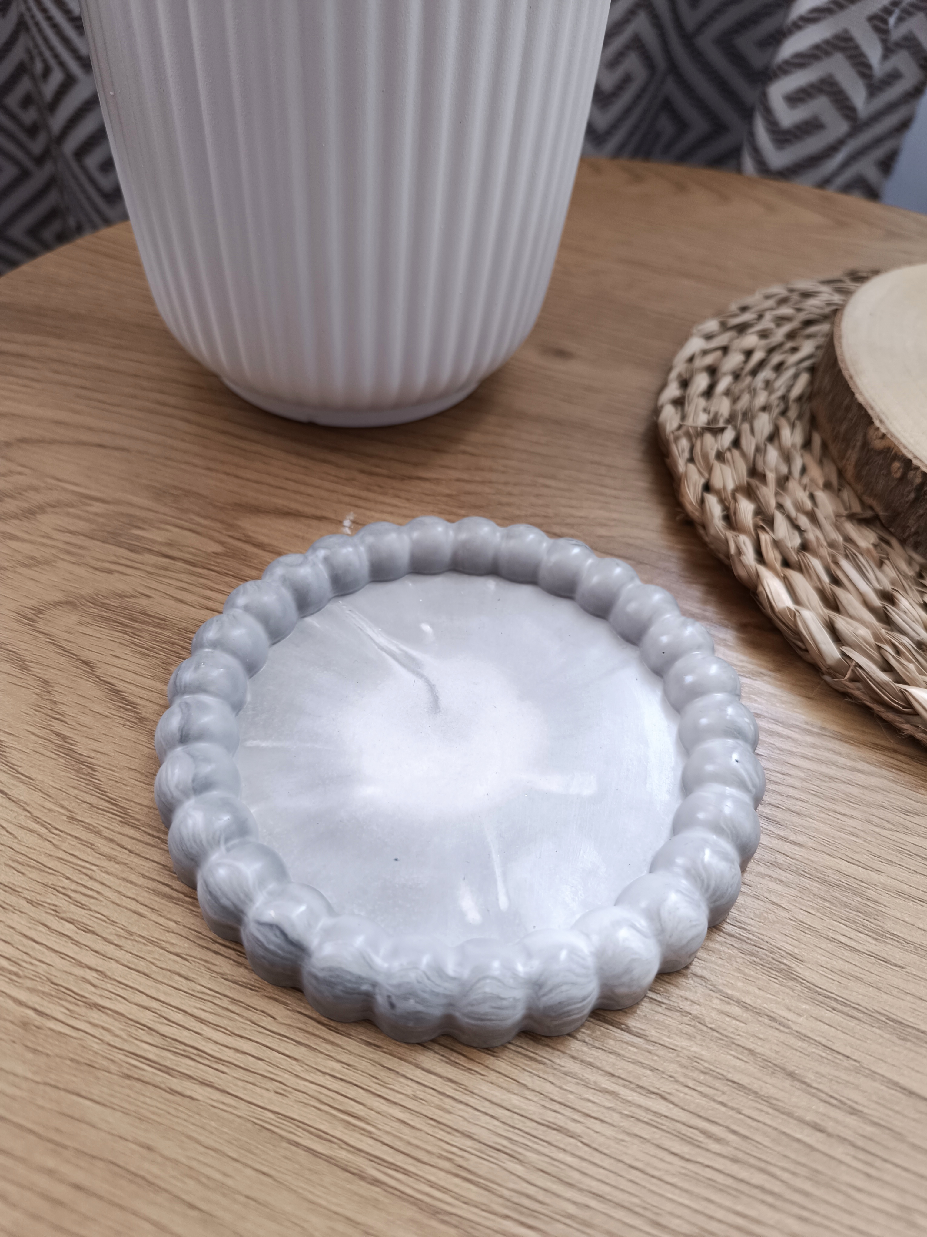 Bandeja Decorativa Bubble Redonda