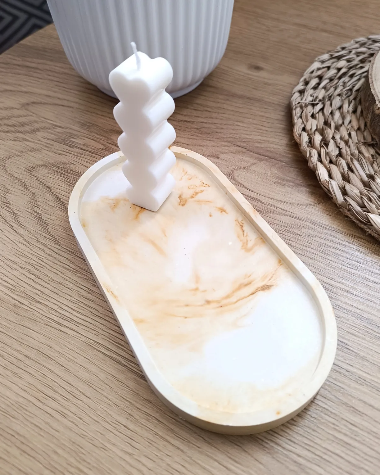 Bandeja Decorativa Ovalada