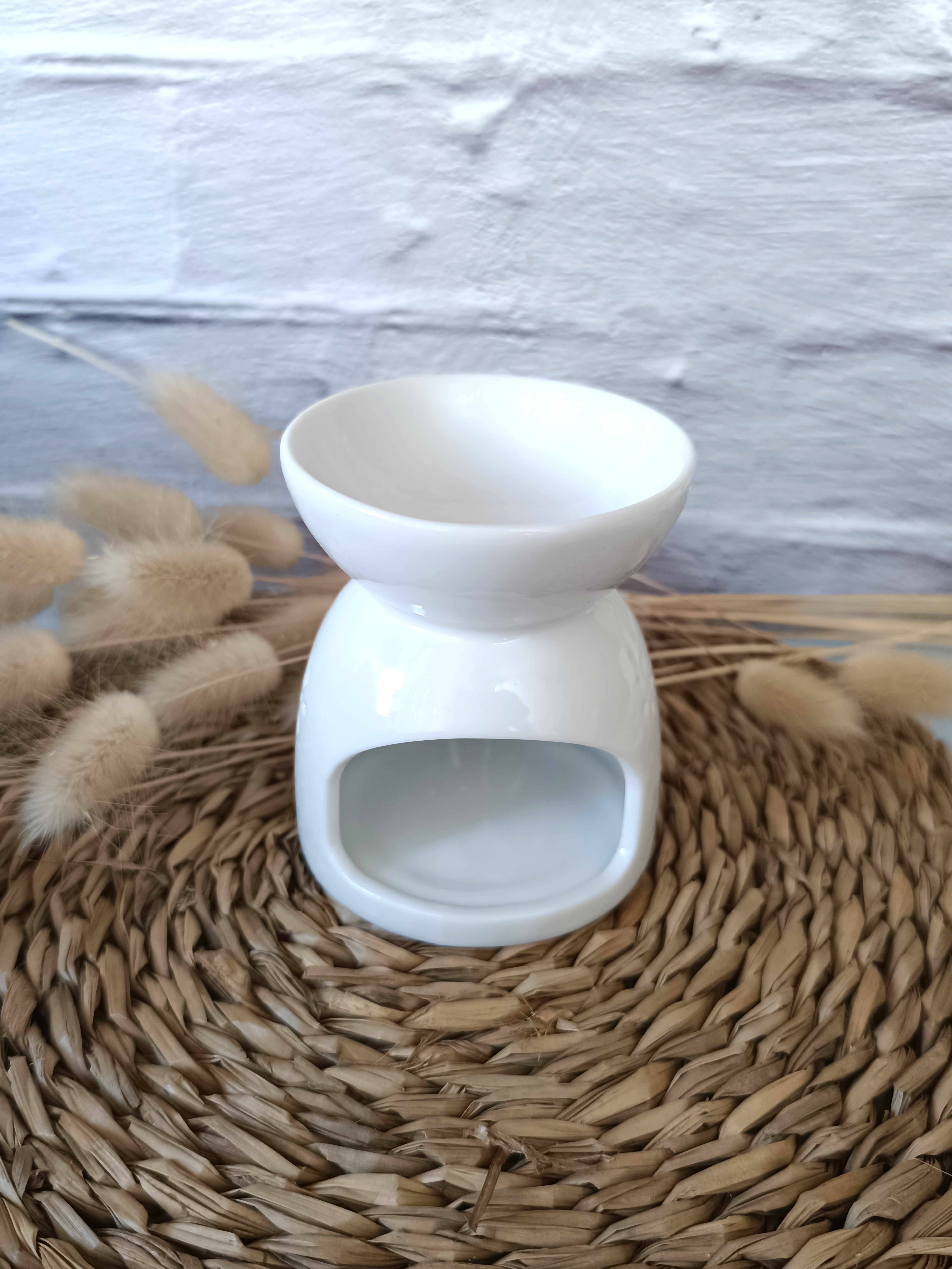 Quemador Cerámica Blanco ''Love''